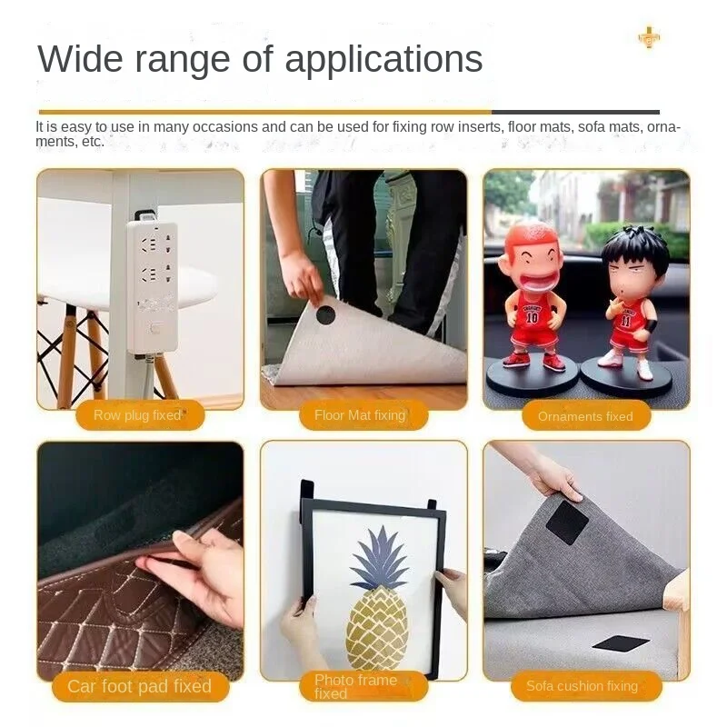 Ruban adhésif double face pour le bain, super couture, velcros, rayures, rêves, câble, attaches de tapis auto, evaluDIY