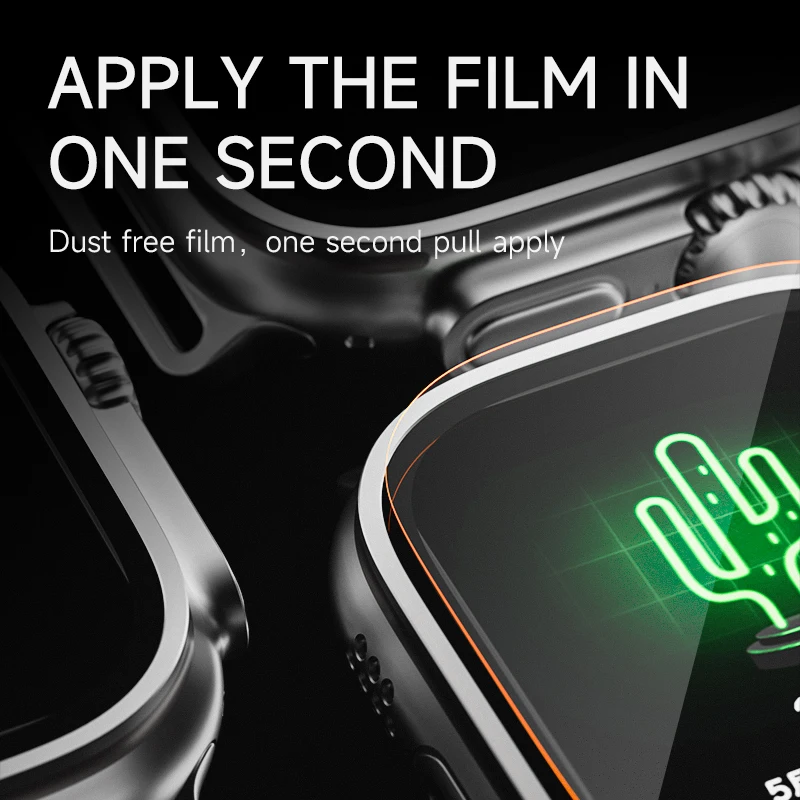 5ชิ้นความละเอียดสูง9H กระจกนิรภัยป้องกันหน้าจอสำหรับนาฬิกา Apple อัลตร้า2 49มม.