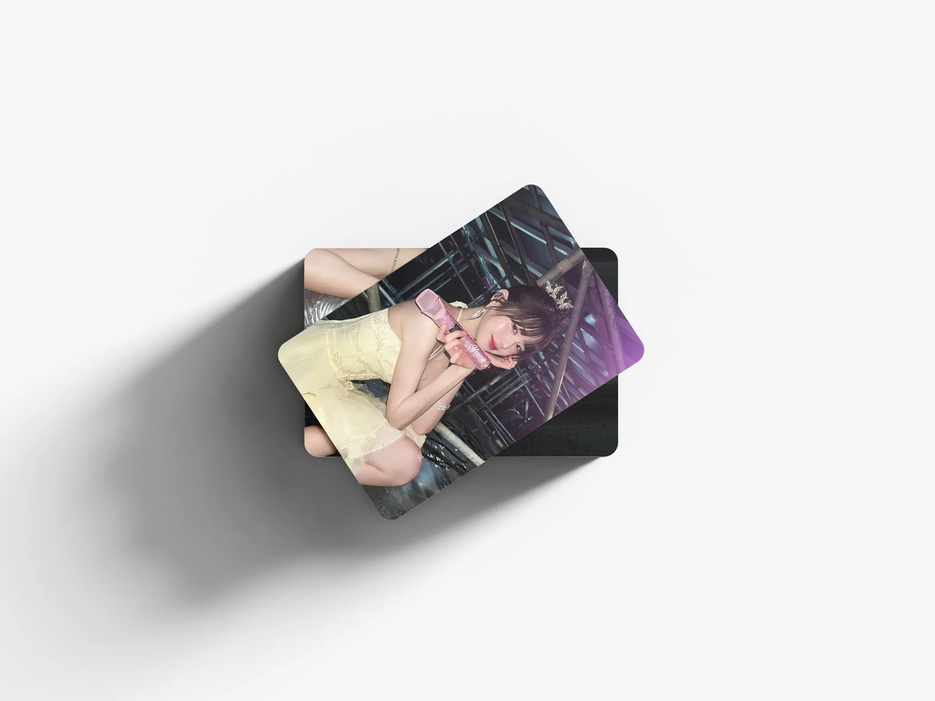 55 IVE single card Jang WonYoung Jang Wonyoung around LOMO card