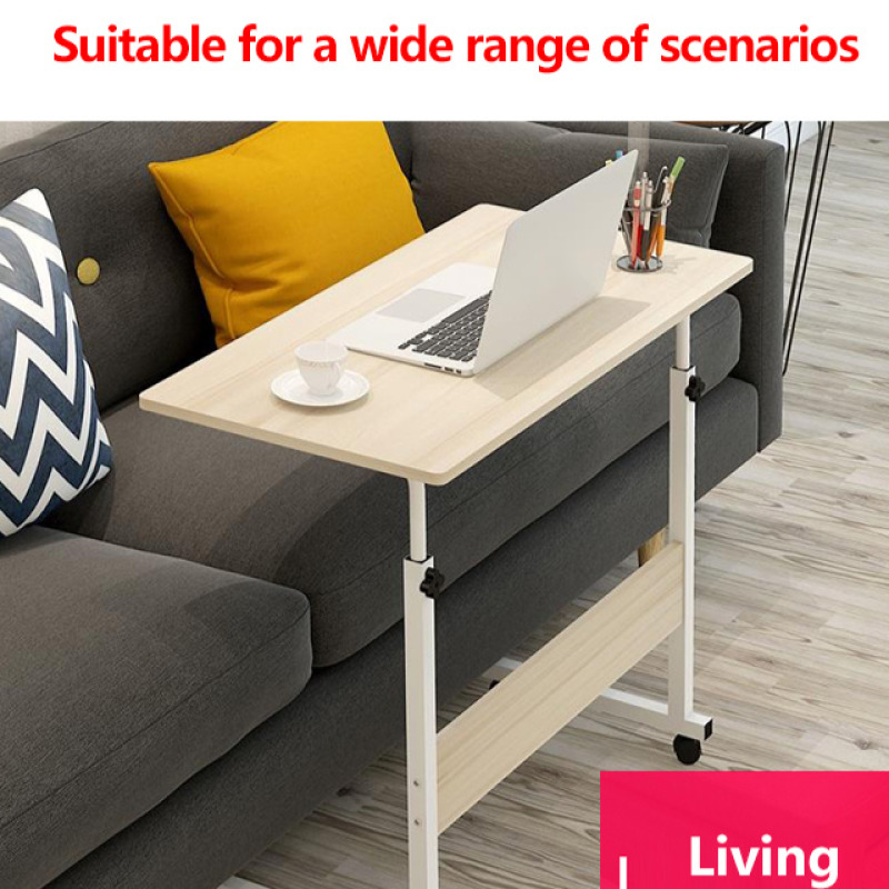 Household lifting computer desk Bed removable study table  bedside Portable writing table for lazy