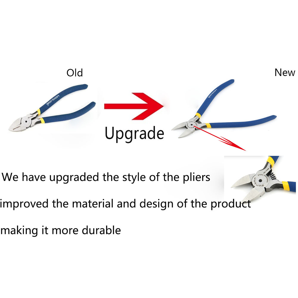 Diagonal Cutting Pliers 5/6 Inch Wire Stripping Tool Side Cutter Cable Burrs Nipper Electricians DIY Repair Hand Tools