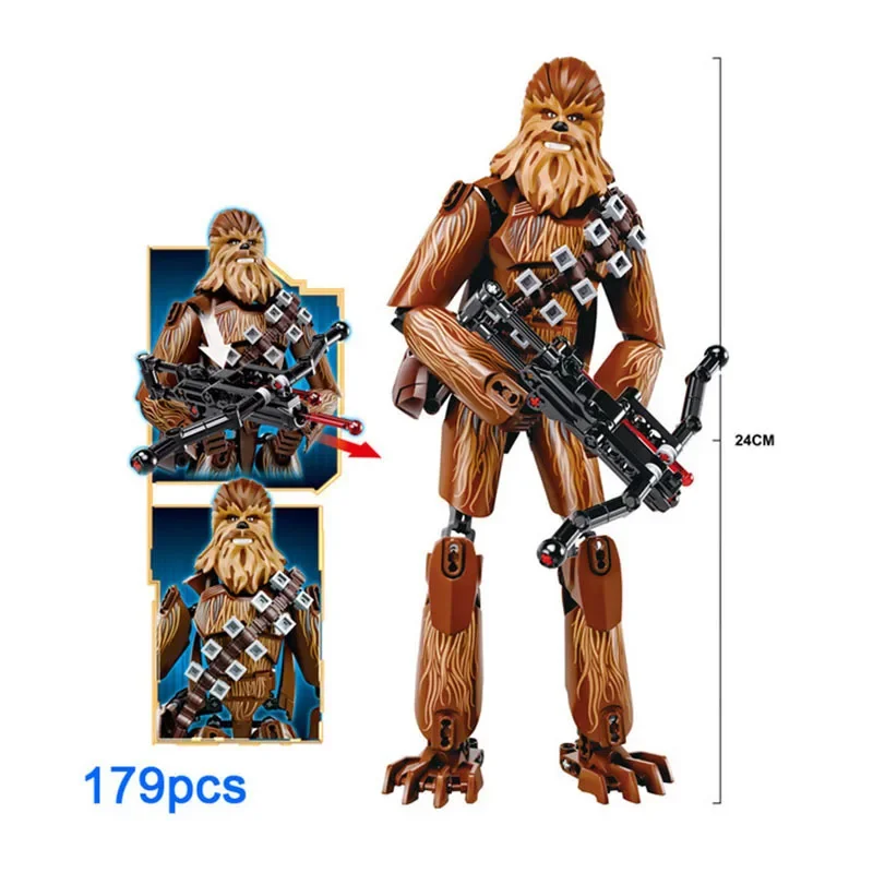 Figura de construcción de guerras espaciales Stormtrooper Darth Vader Rey Kyle Ren Luke Skywalker figura juguetes bloque de construcción Compatible con Lego