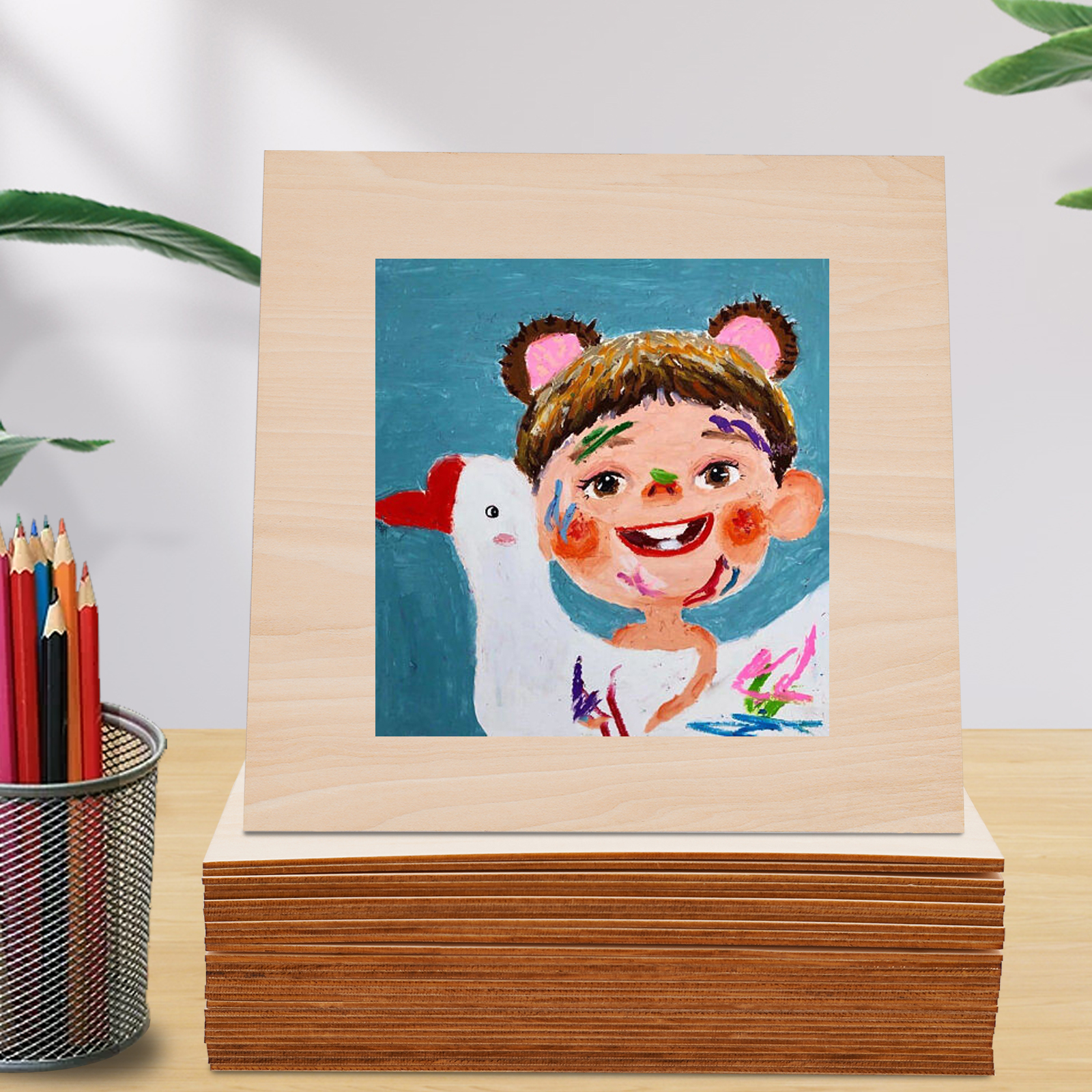 30-Piece Basswood Sheets 3mm Thickness Smooth Edges High Strength for Crafting, Furniture, Packaging & Home DIY Projects