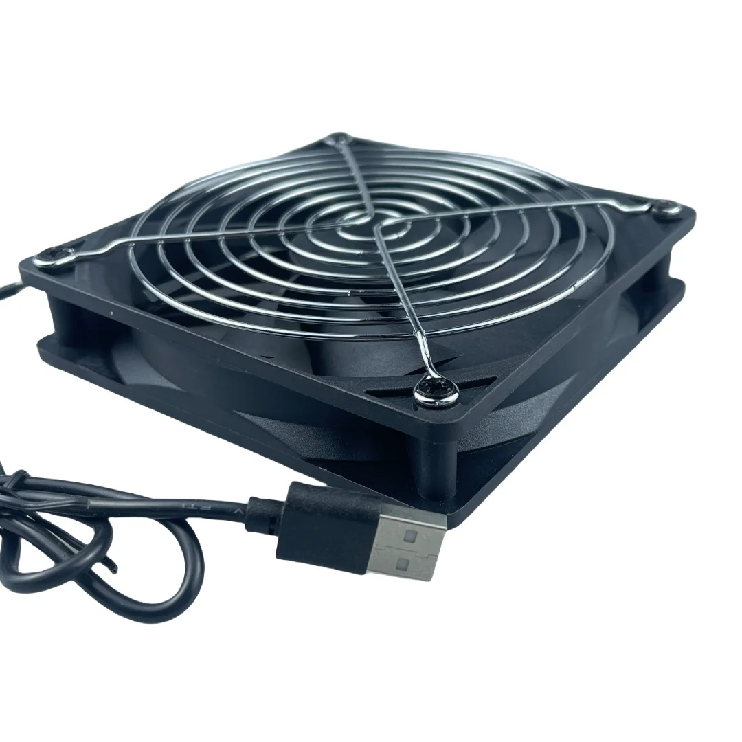 120x120x25mm 120mm 12cm DC 5V USB Power Cooling Case Fan voor Ontvanger DVR Xbox TV Box Router