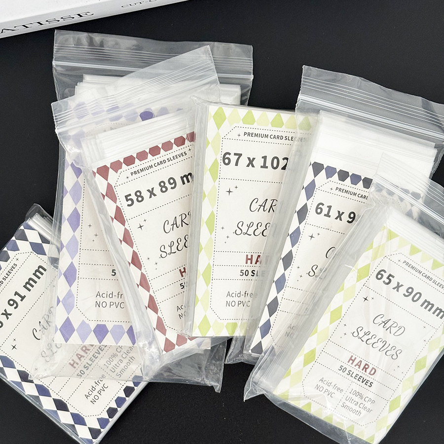 50 шт., прозрачный держатель для открыток в стиле K-POP