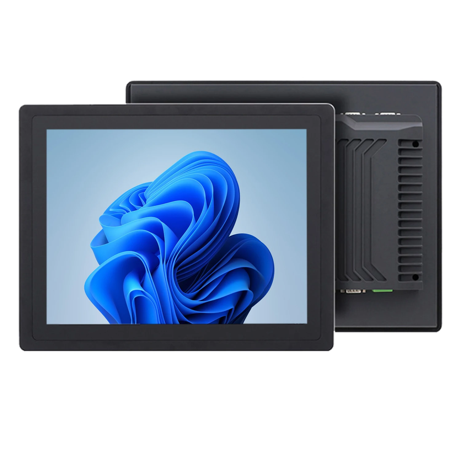 Mini tableta táctil industrial de 10, 12 y 15 pulgadas, panel pc todo en uno con pantalla táctil resistiva, wifi com win10 pro 1024x768