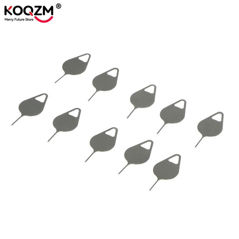 10 stücke Sim Karte Tray Entfernung Eject Pin Tool Edelstahl Nadel für Smart Handys Smartphone