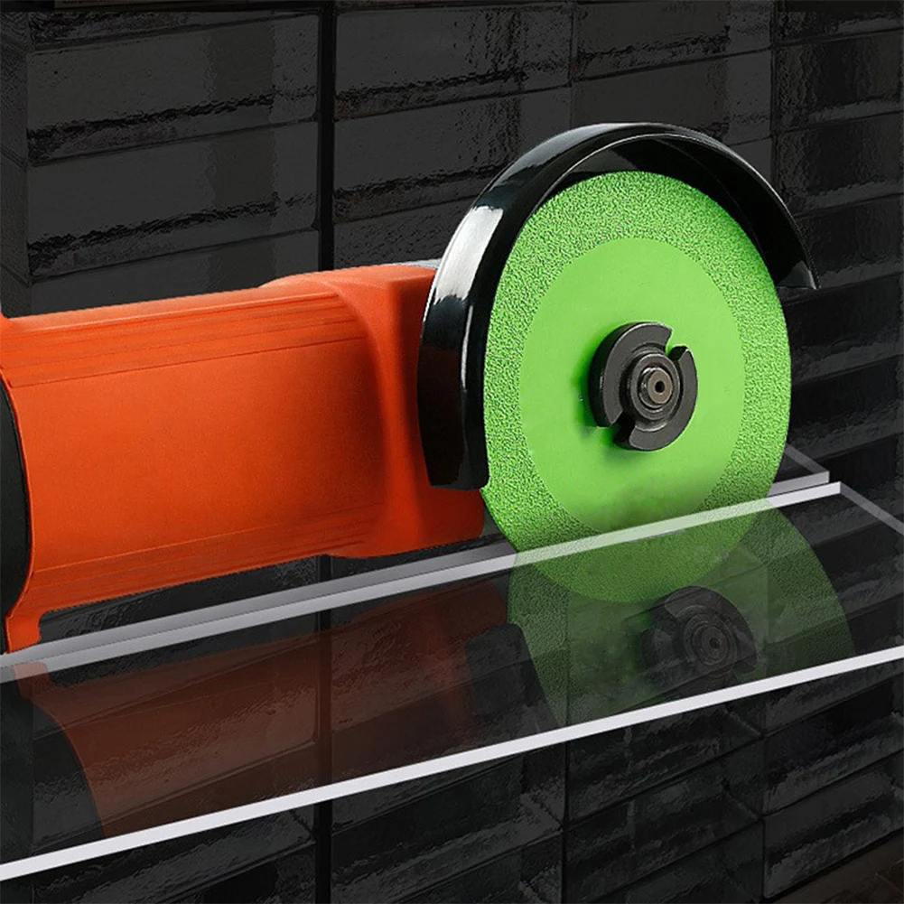 Diamond Green Brazing Blade Ultra Thin Cutting Blade Ceramic Tile Ceramic Jade Glass Grinding Cutting Saw Blade Tool