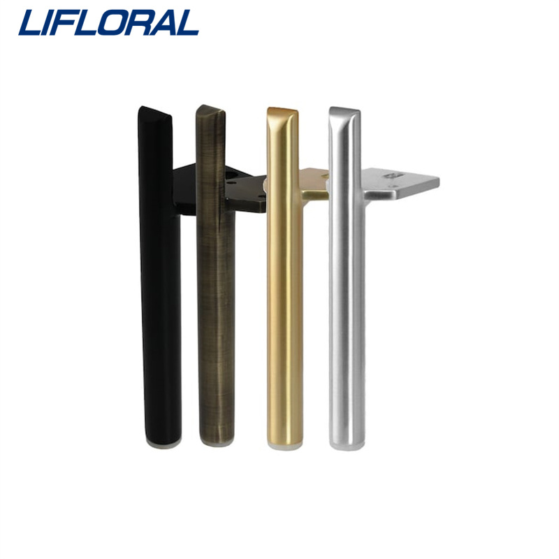 4 Uds. Conjuntos de patas de muebles de aleación, patas de sofá, negro, dorado, plateado, para el hogar, cama, TV, gabinete, mesa de centro, patas de repuesto de Hardware