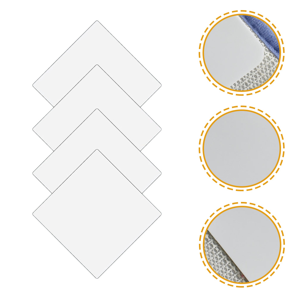 12Pcs Non-Slip Rug Corner Grippers Thin Square Carpet Pads for Area Rugs Indoors Outdoors Anti Curling Rug Stoppers