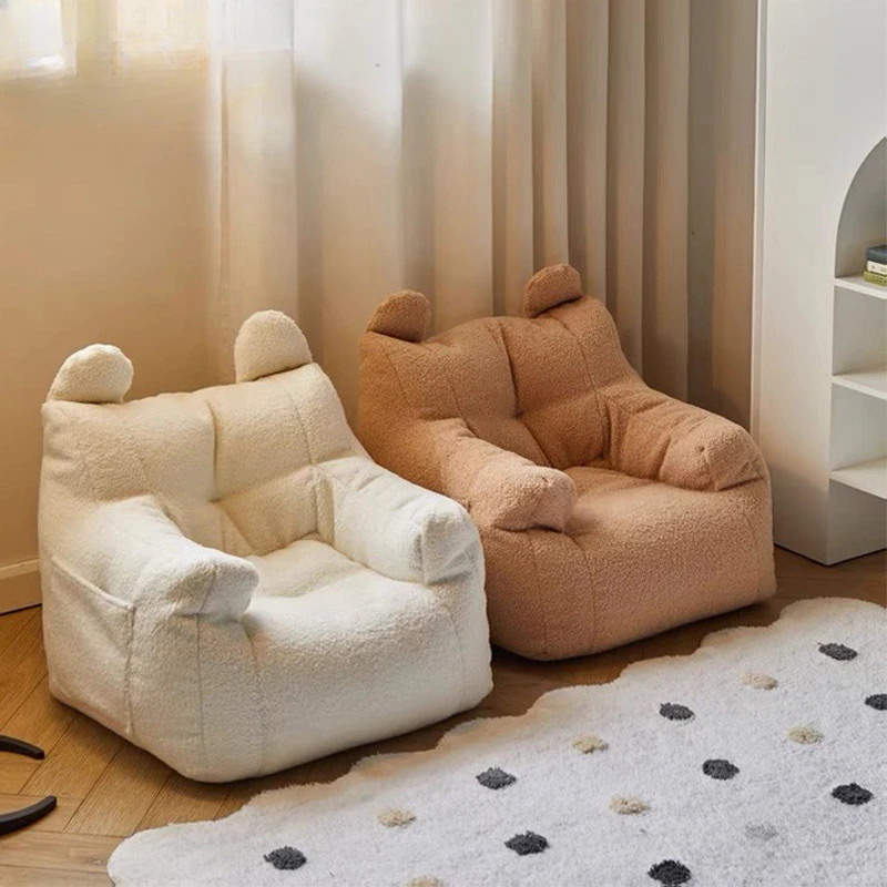 Sofá preguiçoso infantil pode deitar ou dormir no quarto, sofá da sala de estar, varanda com janela saliente, poltrona de lazer, assento de leitura