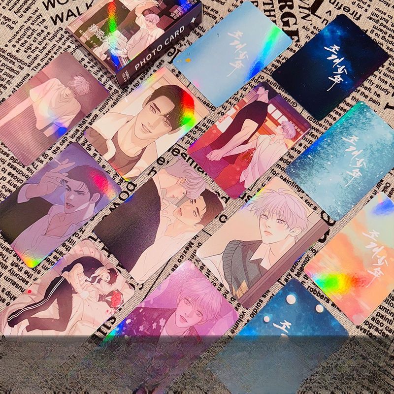 56 ชิ้น/เซ็ตเกาหลี Manhwa เลเซอร์การ์ด Lomo Jooha Dooshik ตัวการ์ตูน HD Photocard คอสเพลย์ของขวัญ