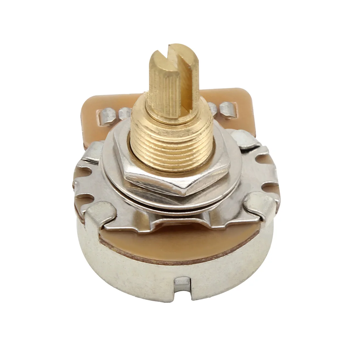 Mới 4 3/8 "24 Răng Trục Dài Đàn Guitar Chiết Áp Nồi Cho Đàn Guitar Điện, 500K/250K Tùy Chọn