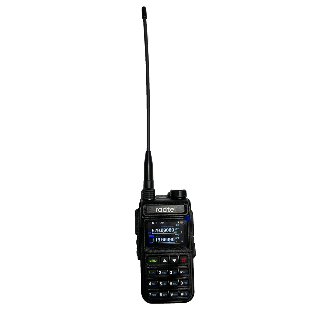 Radtel RT-890 양방향 라디오 워키토키 AM 항공 에어밴드 햄 컬러 LCD 경찰 해양 HT, 풀 밴드 햄, 999 CH, 136-520Mhz