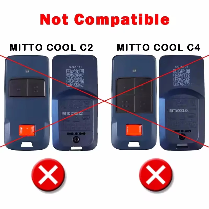 For BFT MITTO2 RCB 2 4 MITTO4 Remote Control MITTO B RCB 02 04 Rolling Code 433.92MHz Gate Remote Control Garage Door Opener