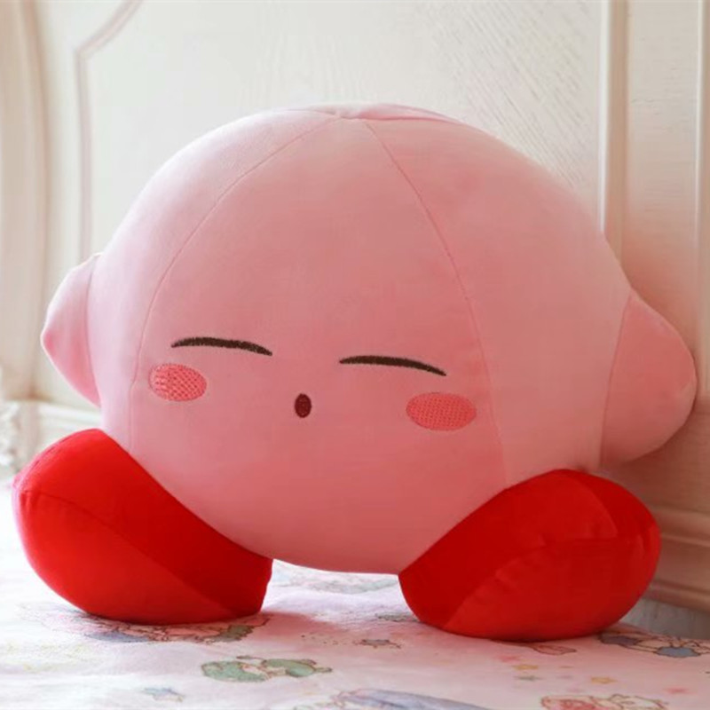 Neue Kirby Kissen Cartoon Nette Plüsch Puppe Stofftier Peripherie kinder Geburtstag Geschenk Hause Stofftier Plüsch Spielzeug