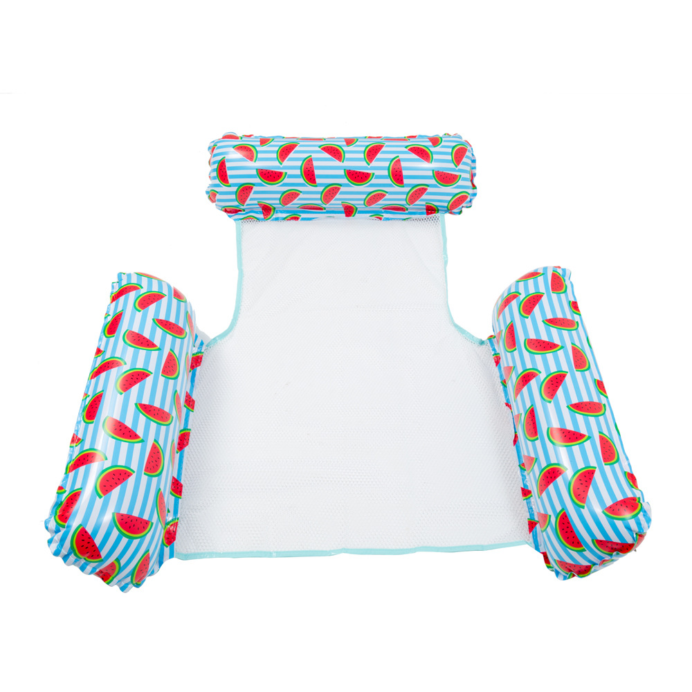 Amaca ad acqua reclinabile materasso da nuoto galleggiante gonfiabile anello di nuoto in mare piscina giocattolo per feste lettino da salotto per il nuoto