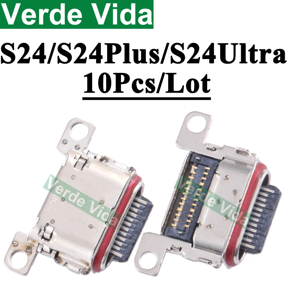VerdaVida 10pcs Original USB Charging Port Connector for Samsung S21 S22 S10 S20 Plus S23 Ultra S20FE Note20 A52 A33 Charger Por
