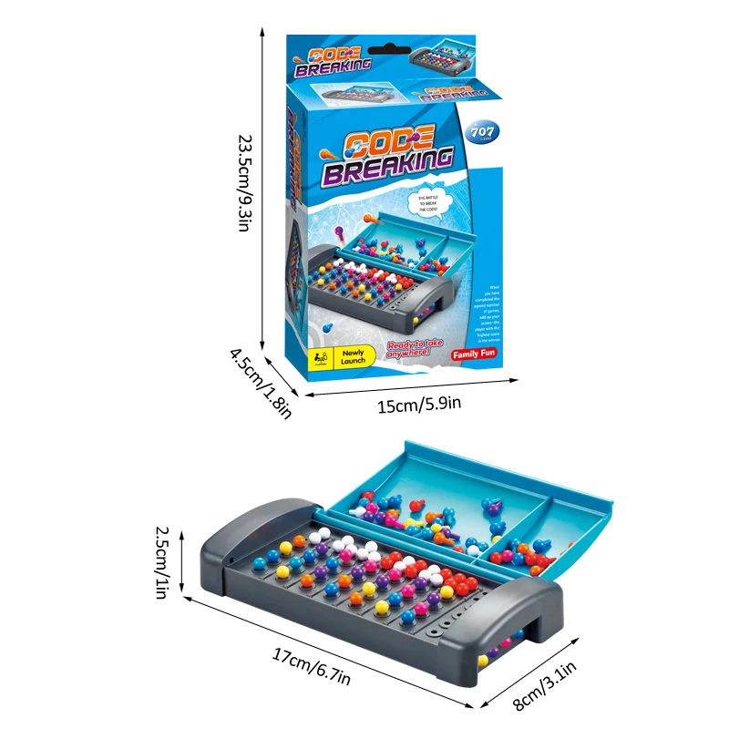 Engraçado código de batalha quebrando desafio brinquedos família jogos de quebra-cabeça dois jogadores brinquedos educativos intellingence