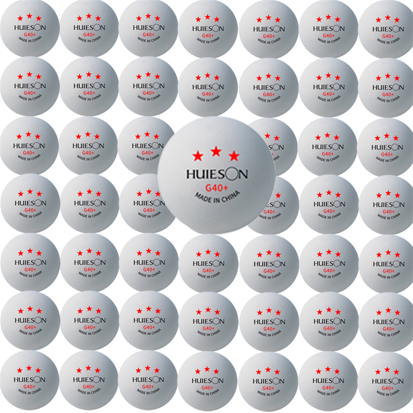 Huieson 3 スター 20 〜 100 個ピンポンボール新素材 ABS 40 + プロの卓球ボール卓球競技用