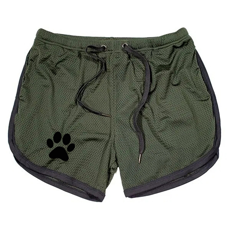 Shorts de fitness de verão solto shorts de corrida masculino jogging esportes respirável malha shorts tendência fina calças de três quartos masculinas