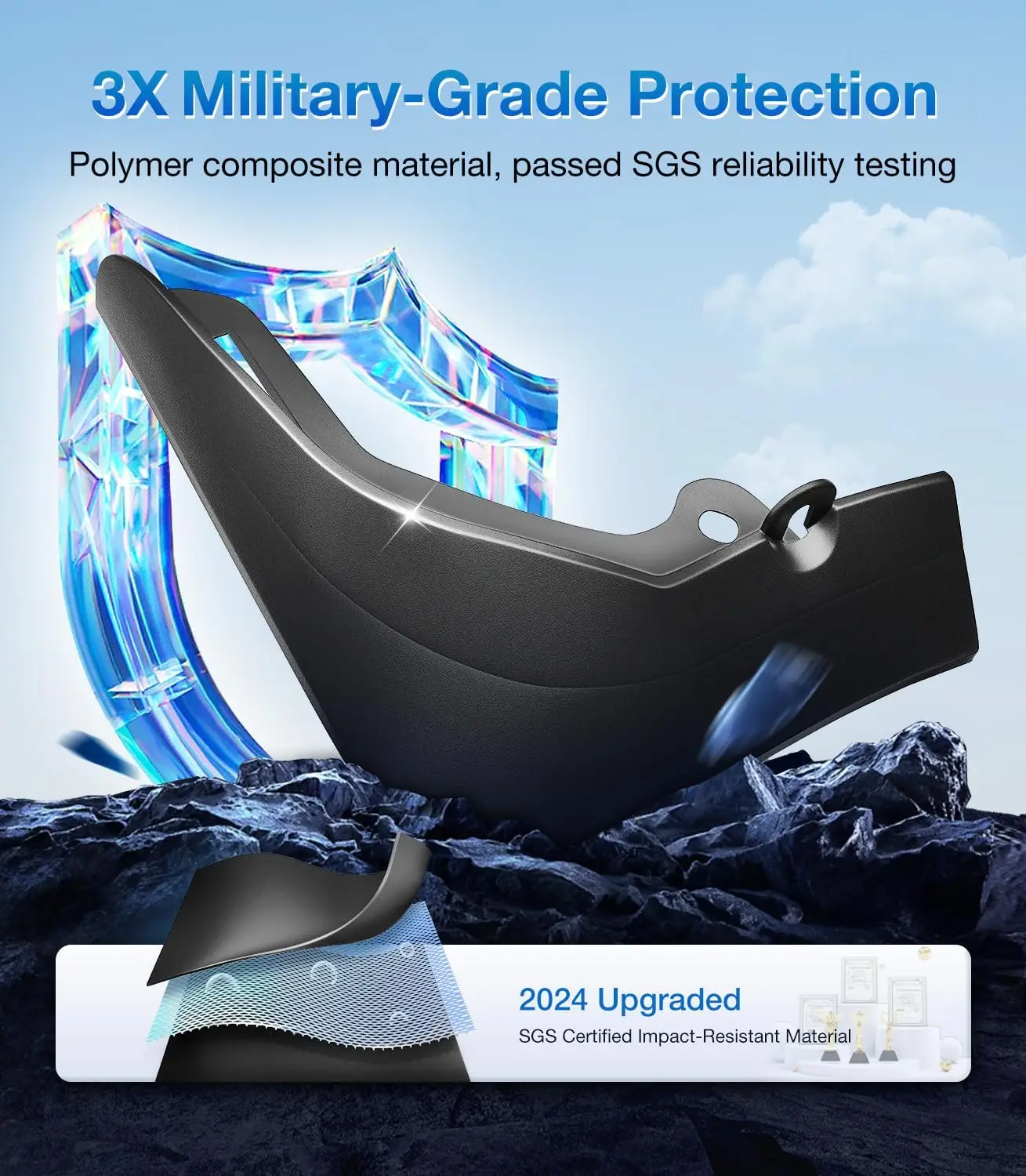 Voor Tesla Model Y Model 3 Highland 2025 Accessoires Spatlappen Blijf schoon Beschermen Verf Militaire kwaliteit Alle weersomstandigheden Spatschermen