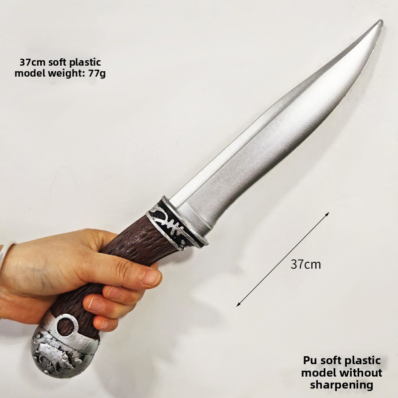 37cm/14.57in The Witcher 3 Katana Samurai Knife Sword PU Weapons Model Props Cosplay Game Peripherals Collectible Ornaments Toys