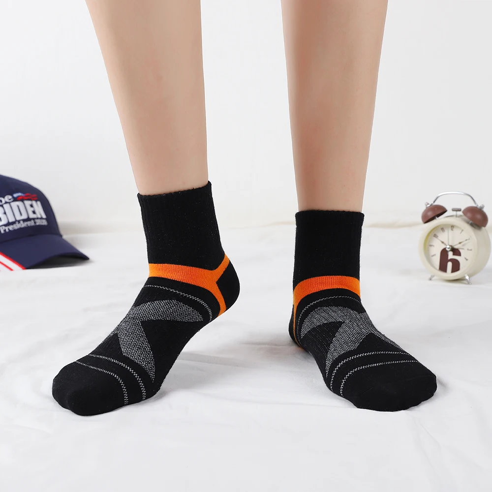 Lote de 5 pares de calcetines de algodón para calcetines crossfit hombre deportivos negros calcetines informales de verano para correr calcetín transpirable para hombre Size38-45
