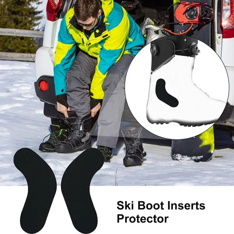 Ski Boot Pads Snowboard Adhesive Foam Pads Ski Boot Ankle Wrap Pads Adhesive Snowboard And Ski Boot Fitting Pads For Comfort