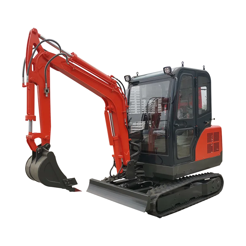 Nueva microexcavadora retroexcavadora multifunción, miniexcavadora hidráulica agrícola de 3 toneladas, personalización de excavadora sobre orugas, puerta a puerta