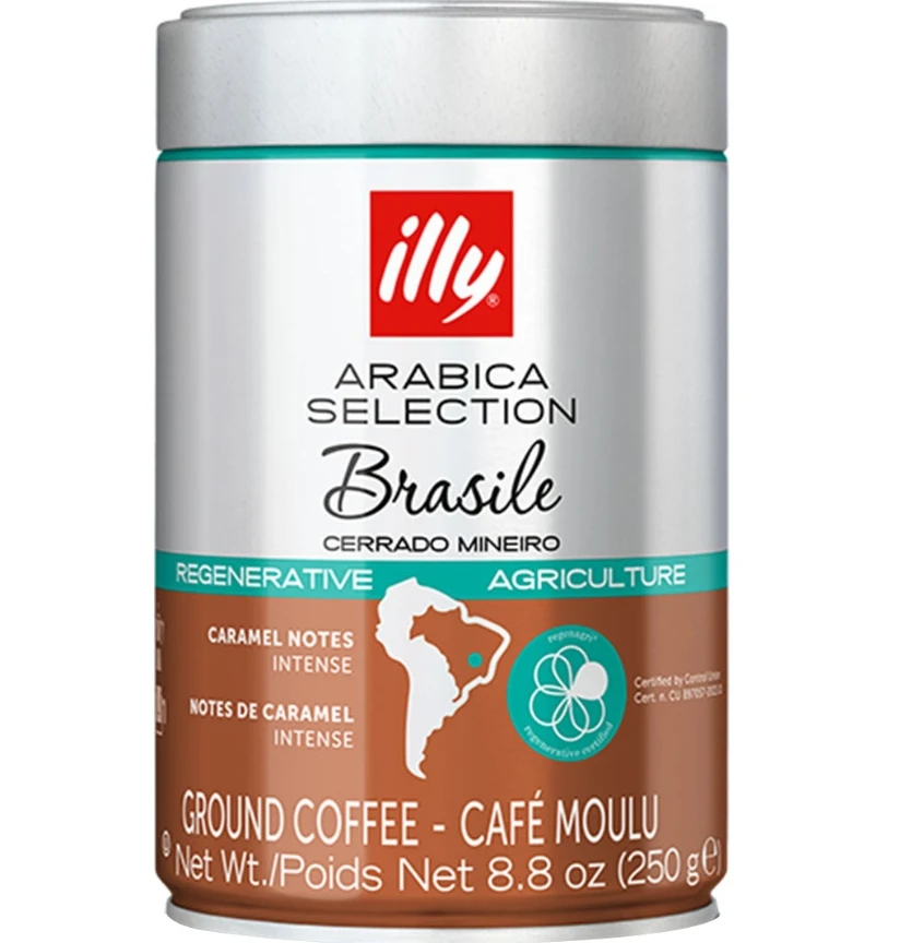 Kawa mielona arabica Selection Brazil Cerrado 250g - Illy