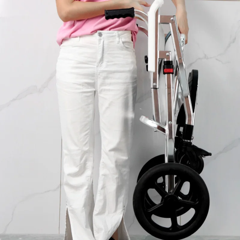 Asiento de elevación portátil, silla geriátrica reclinable móvil con bandeja, asiento cómodo con ruedas, Krzesło Prysznicowe Walker