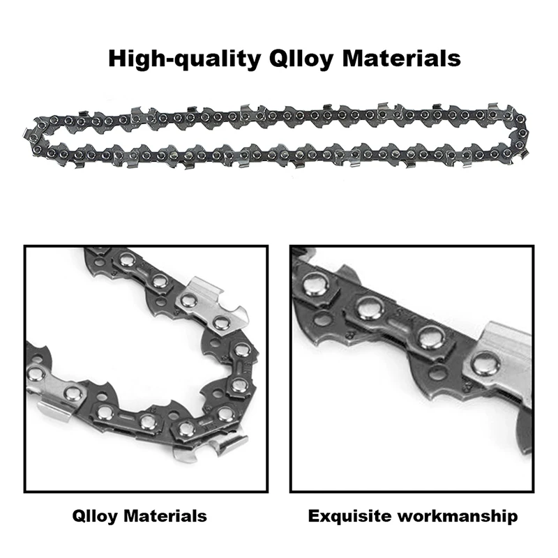 10 นิ้ว 40DL ไดรฟ์ลิงค์ 3/8 "Lp Pitch .050" Gauge Chain Pole Saw และท่องเที่ยวสําหรับไร้สาย Chainsaw เครื่องตัดไม้