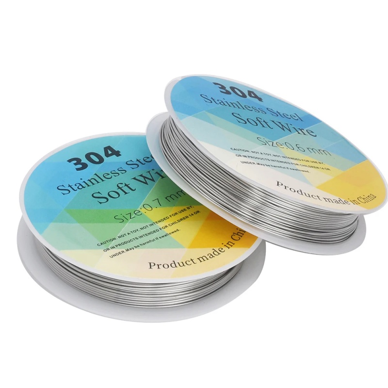 20,22,24,28 Gauge 304 Stainless Steel Wire Craft Bailing Wire Sculpting Wire For Jewelry Making