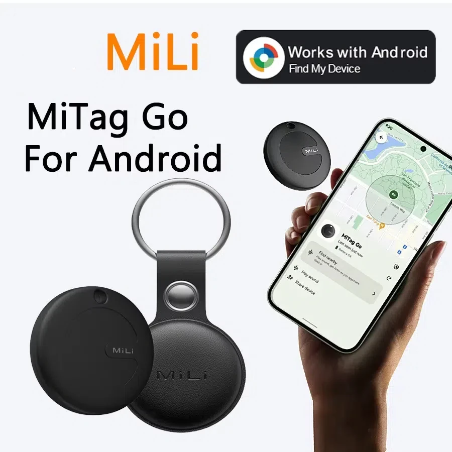 MiLi Smart Tracker Mitag Bluetooth Locator Anti-Lost Device Mobile Keys Pet Elderly Kids Finder For Android Find My