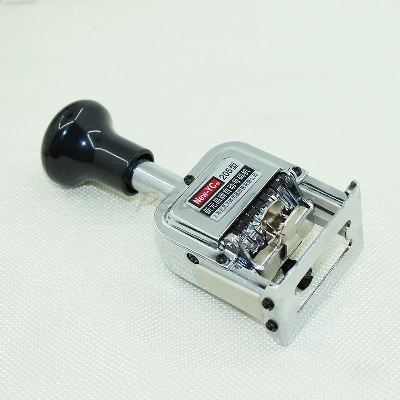 5-stellige automatische Nummeriermaschine, Typ 205, Codiermaschine, manuelle Pressnummernmaschine, einfach zu bedienen