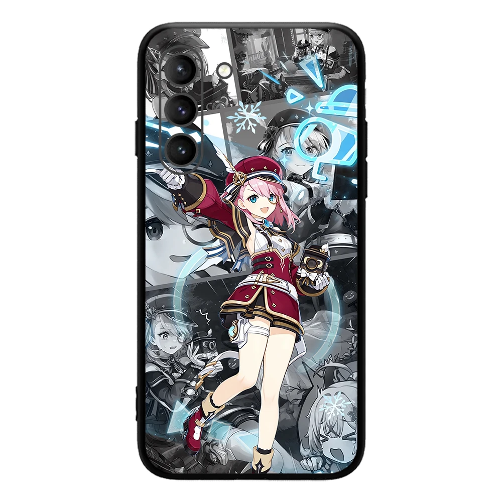 Charlotte Genshin Impact Cryo character 4 Stars Phone Case for SAMSUNG Galaxy S23 Ultra S22+ S21 FE S20 A54 Note20Plus A53