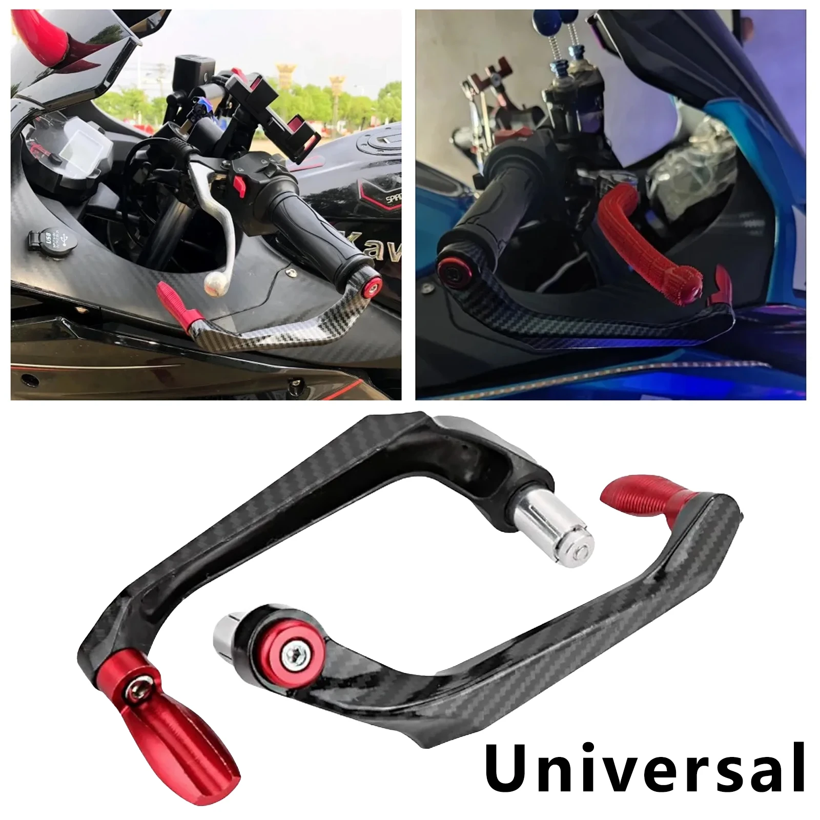 Para motocyklowych, odlewanych z aluminium, aluminiowych osłon dłoni na kierownicę, dźwignie hamulca i sprzęgła, akcesoria modyfikacyjne, handguardy.