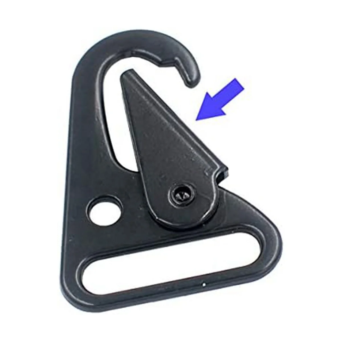 BABQ Eagle Beak Buckle กลางแจ้ง Webbing Hook Buckle กระเป๋าเดินทางอุปกรณ์ฮาร์ดแวร์สีดํา Key Chain มีดหัวเข็มขัด