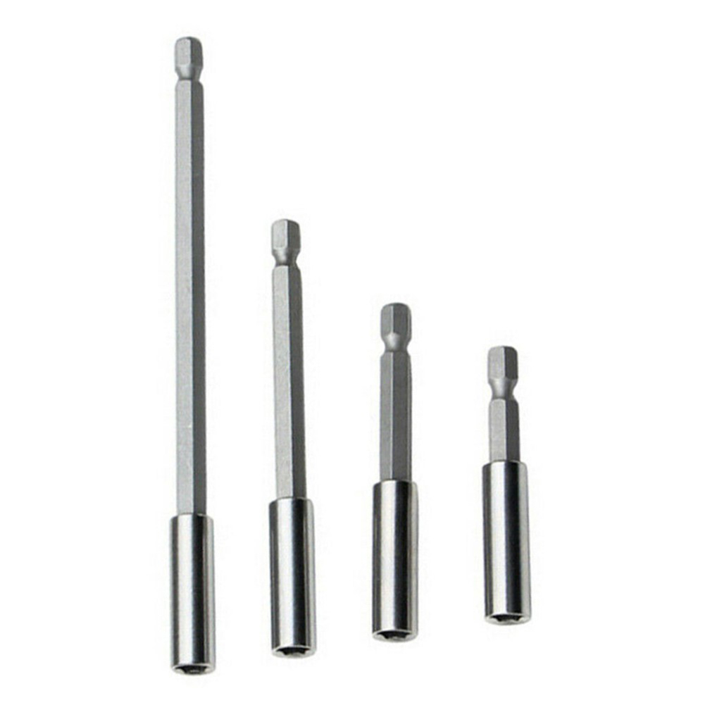 4 ชิ้น 60/75/100/150 มิลลิเมตรสกรู Bits Extension Rod Quick Change Bit 1/4 นิ้ว Shank ไขควงเคล็ดลับสําหรับเจาะไฟฟ้า