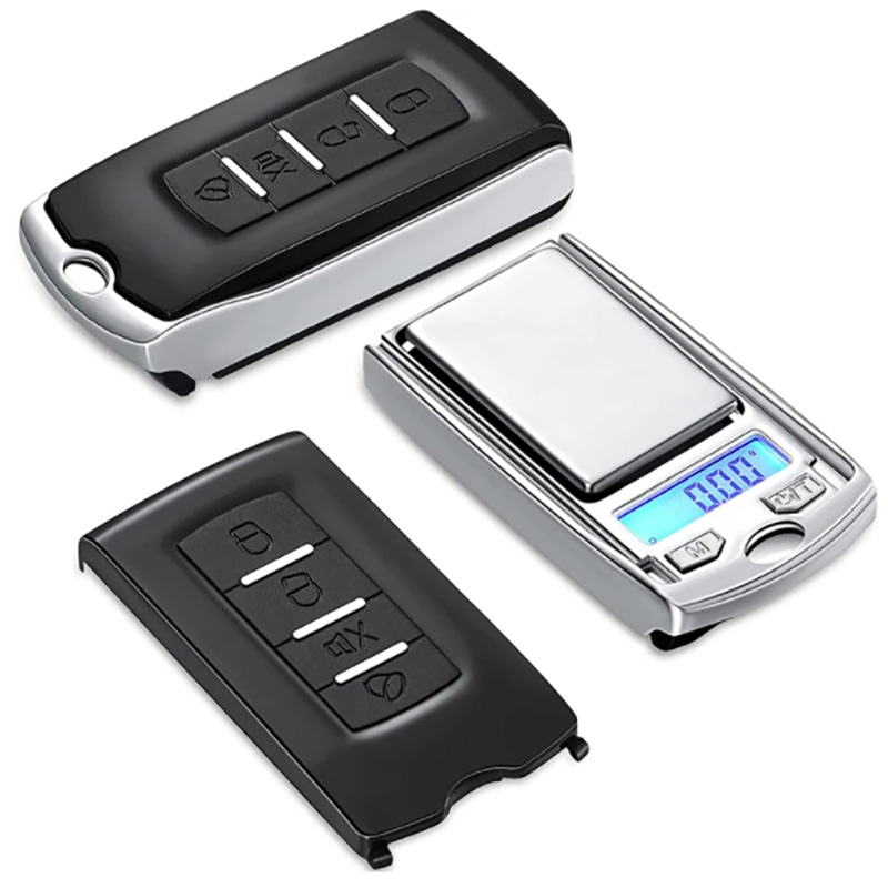 200g/100g 0.01g Precision Portable Car Key Shape Mini Digital Pocket Electronic Gram Scale with LCD Display
