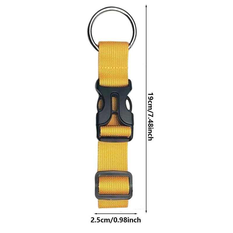 1 pz Backbin cintura fibbia fascia per bagagli zaino multifunzionale fibbia appesa valigia portatile gancio fibbia appesa