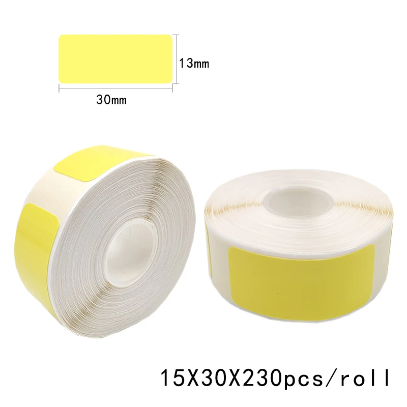 10PK D30 label tape 15*30 colorful P11 Adhesive Lable Paper Suit for P15  L11 P12Label tape     D30Thermal Label