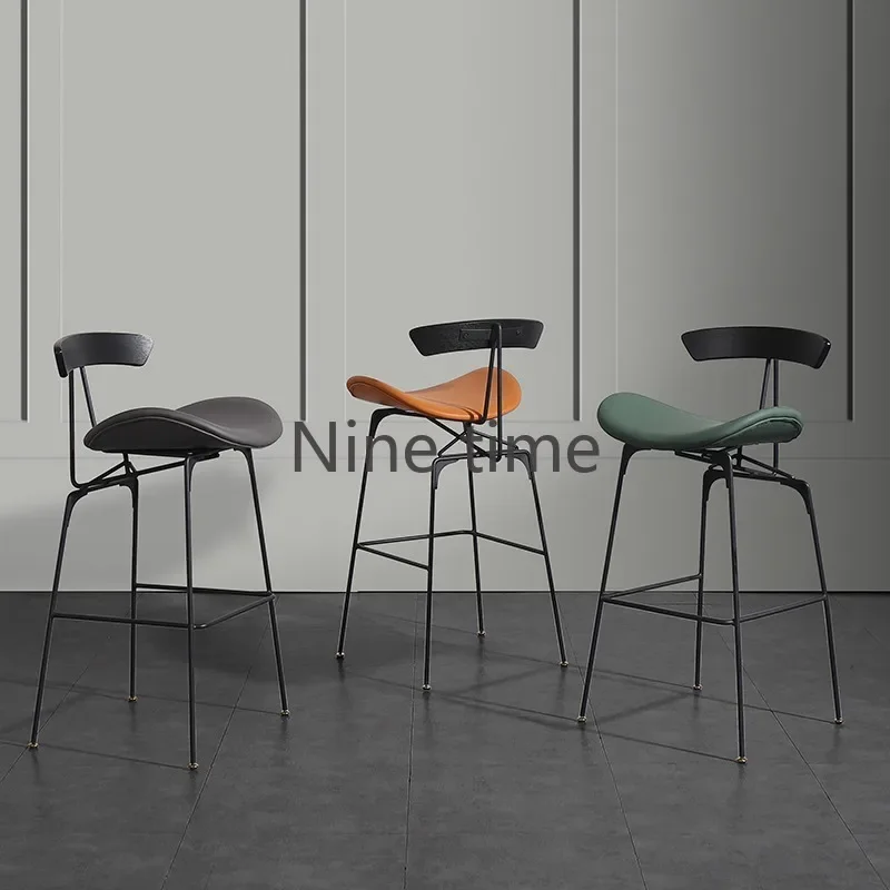 북유럽 게이머 의자, 카페테리아 나무 등받이, 미용실 주방 카운터 스툴, Muebles 파라 바 가구, 미드 센추리