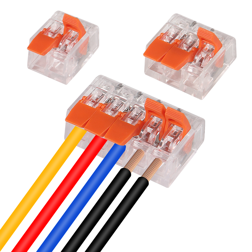 10-75 peças terminais de encaixe rápido tipo universal laranja, conectores de equipamentos elétricos, terminais de conector de fio, 250v/32a