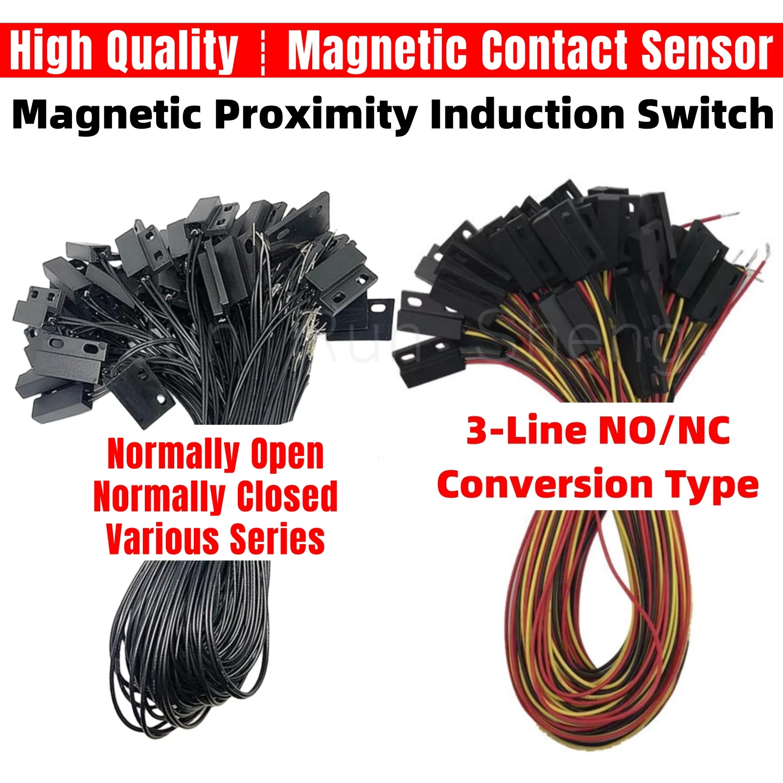 High Quality PS-3150 29MM Magnetic Contact Reed Switch Normally Open Normally Closed N/O N/C PS 3150 Door Window Distance Sensor