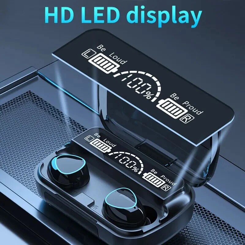 Tws auricula res Bluetooth drahtlose Kopfhörer Sport mit Mikrofon fone de ouvido im Ohr Headset Gamer Kopfhörer Power Bank