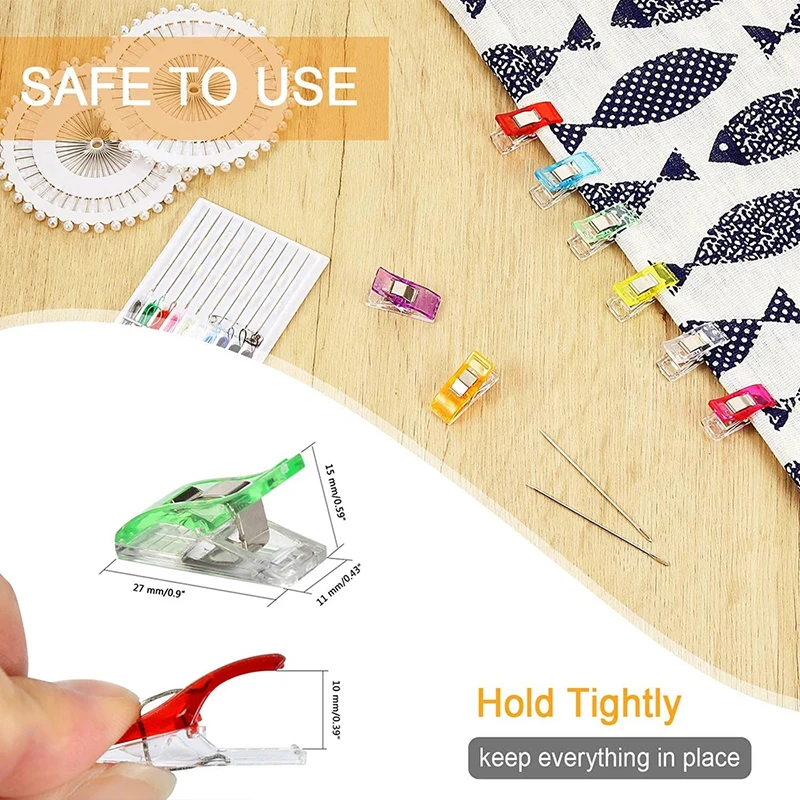 50 STKS Naaiclips Kleurrijke Clips Multifunctioneel Plastic Ambacht Haken Breien Veiligheid Kleding Clips Kleur Bindclips Papier