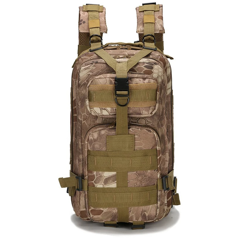 30L 軍事戦術バッグアウトドアスポーツ登山バッグオックスフォード防水迷彩 3p バックパックキャンプ旅行 11 色