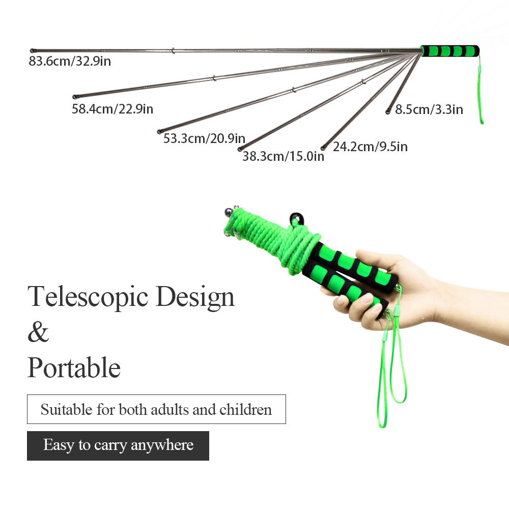 Outdoor  Activity Big Size Adjustable  Bubble Wand Set Long Huge Bubbles Kids Toys Children Rainbow World Bubble Swing  Foldable
